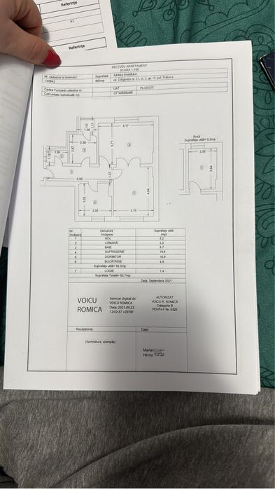 Apartammet 2 camera Centru