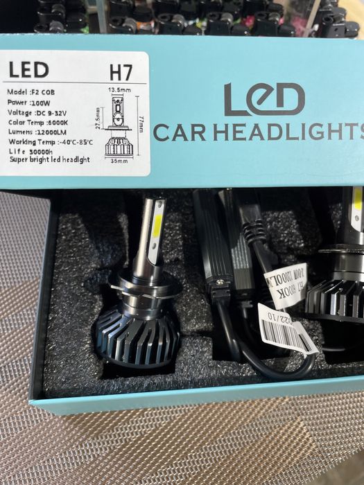 Becuri led Canbus H7 H1 H8 H11 H4 D1S D2S D3S noi