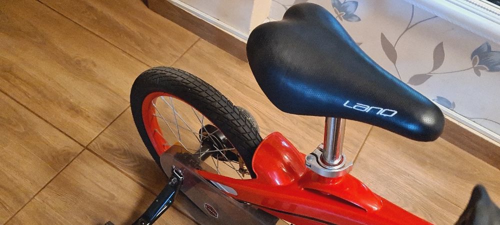Bicicletă copii, roti ajutatoare; roti de 16"