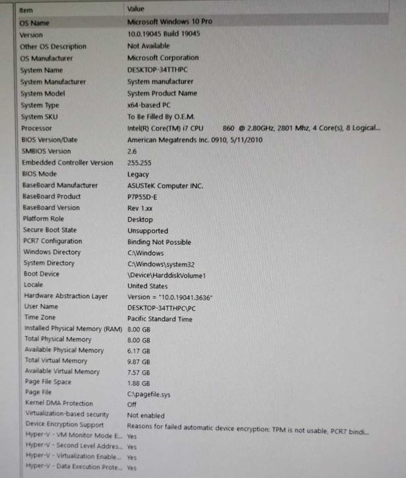 Calculator i7 GTX 650 8GB