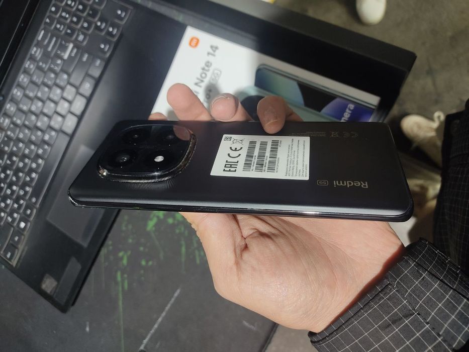 Redmi note 14pro + 5G 12/256gb [2025]iwlawi zur aybi yuq tozza telefon