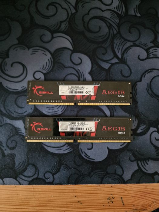 Memorie G.SKILL Aegis, 16GB(2x8GB) DDR4, 3200MHz CL16, Dual Channel Kit