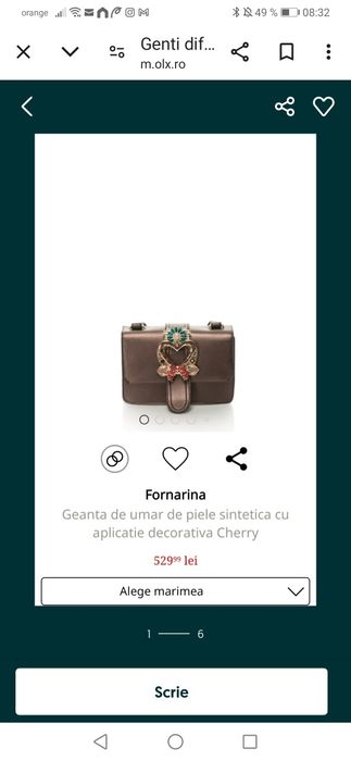 Geanta noua Fornarina