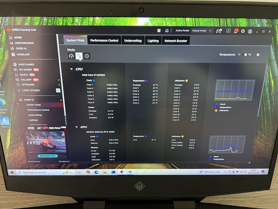 Laptop Gaming Hp Omen 15 Rtx 2060 i7gen10