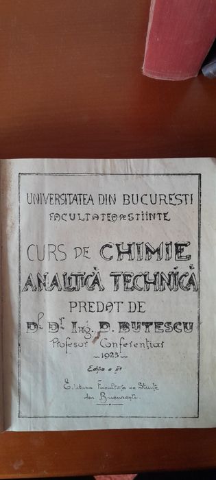 Carte Veche "Cursuri Litografiate" 6 volume anii 1920