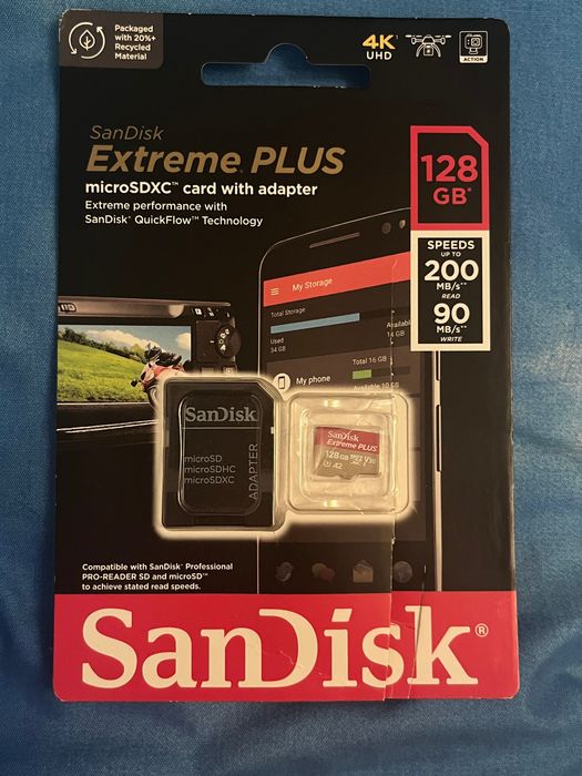 Карта с памет San disk 128Gb