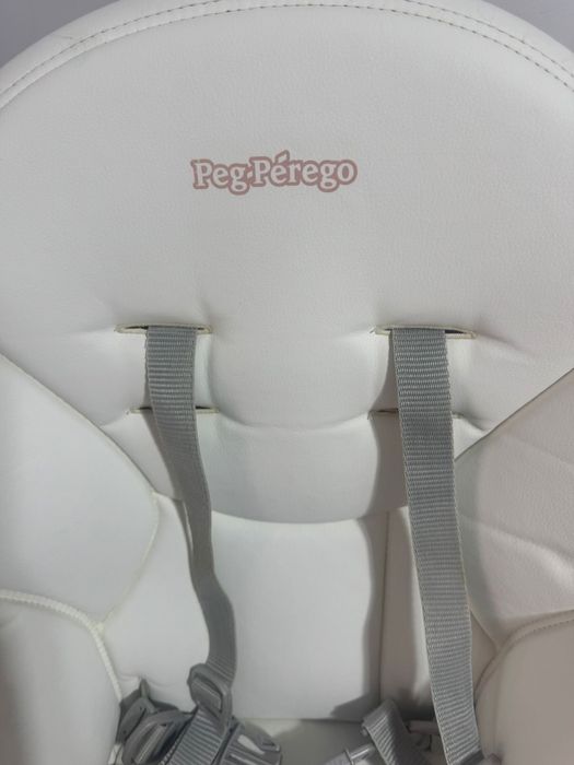 Scaun de masa 2in1 Peg Perego Prima Pappa Follow Me, 0-15 Kg, Roz
