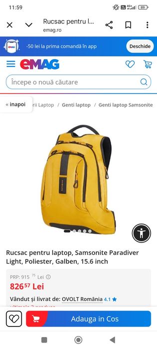 Rucsac original nou