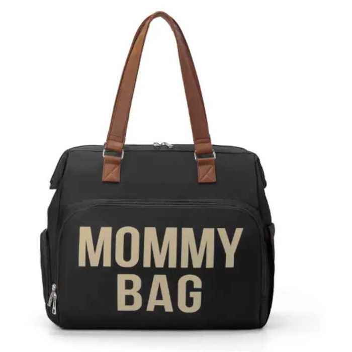 Geantă de voiaj tip rucsac Mommy Bag, material rezistent la apă, 40x38x18cm