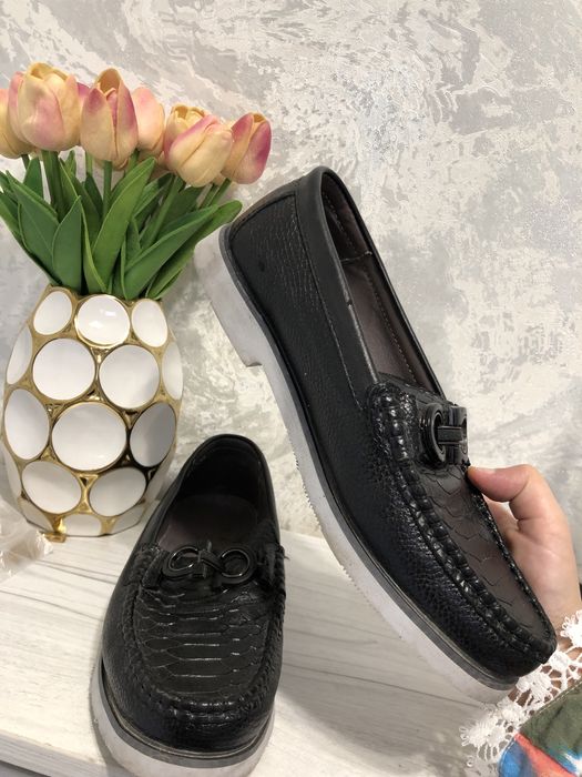 Обувь мокасины для мужчин, кожанная | Erkaklar uchun oyoq kiyim