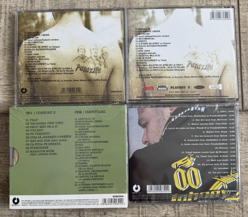 Lot 16 cd-uri muzica hip hop romaneasca