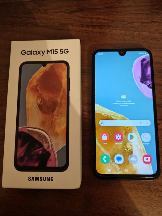 Samsung M15 очень мощный батарейка