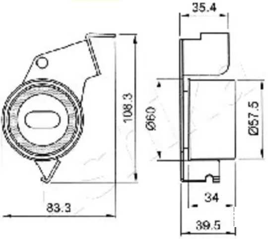 ролик ГРМ Mitsubishi Renault Volvo