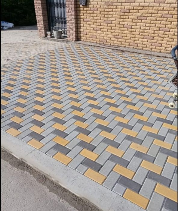 Укладка брусчатки