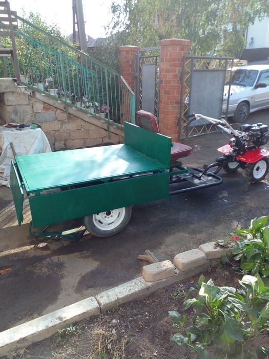 Мотоблок мк-45 с прицепом