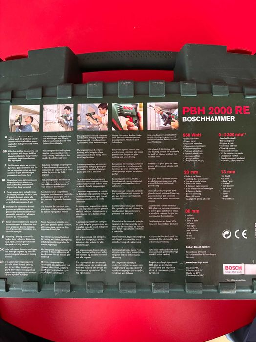 Електрическа Ударна бпрмашина, къртач, BOSCH-PBH 2000 RE