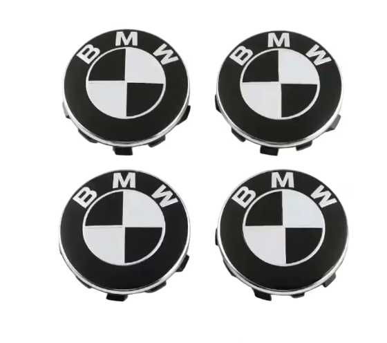 Capace jante BMW 68mm - Albastru/Alb, Negru, Alb-Negru, Aniversare