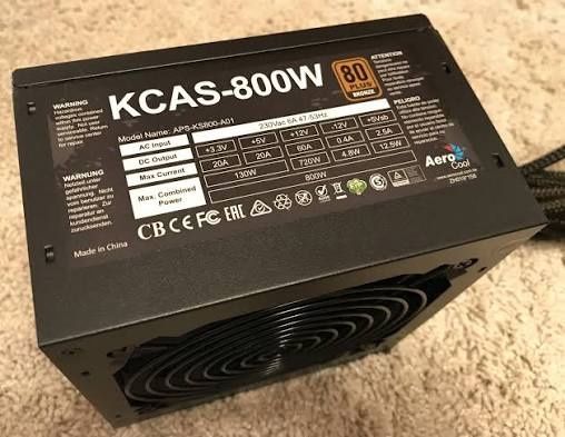 Blok pitaniya aero Cool Kcas 800watt
