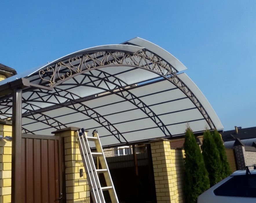 Навесы фермы Ковка кованые изделия ворота перила беседки двери решётк