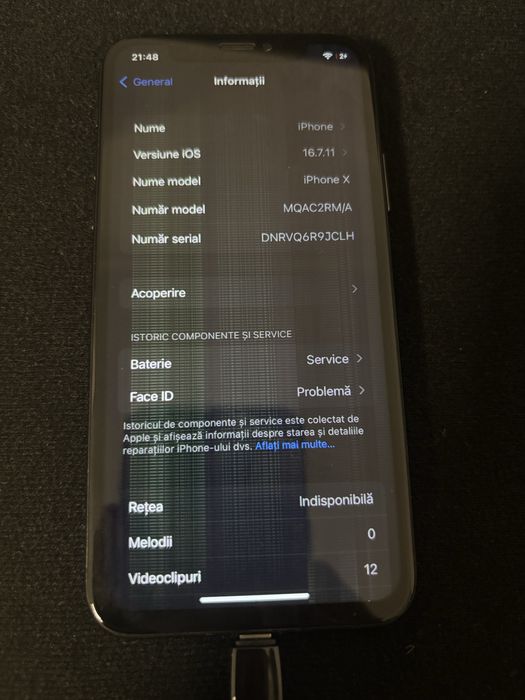Iphone Xs cu display putin defect