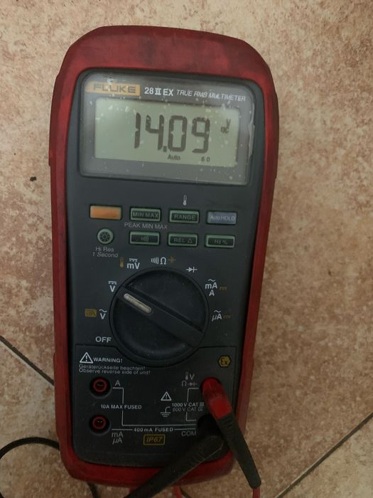 Fluke 28 II EX multimeter Измерване на истински RMS AC
