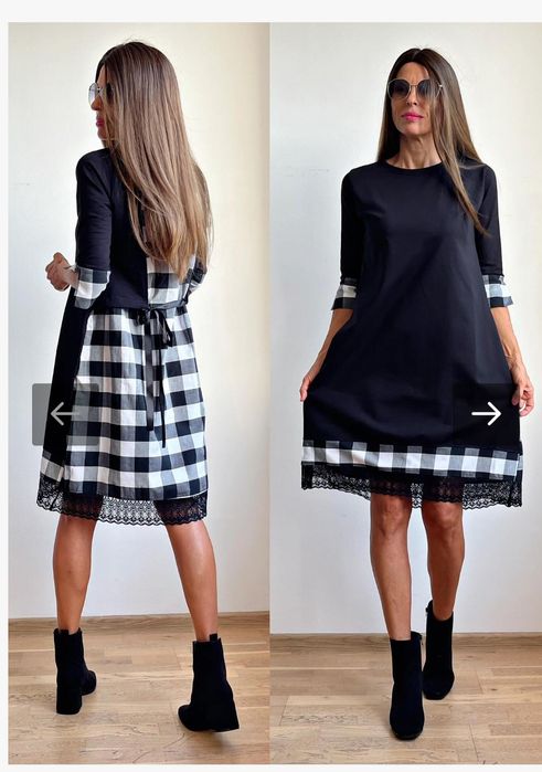 Рокля с интересен гръб