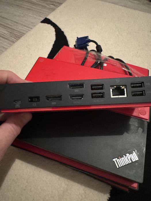 Dock Lenovo thunderbolt 3/usb C,usb C-usb A ca nou