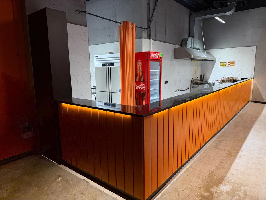 Готовая барная зона под общепит