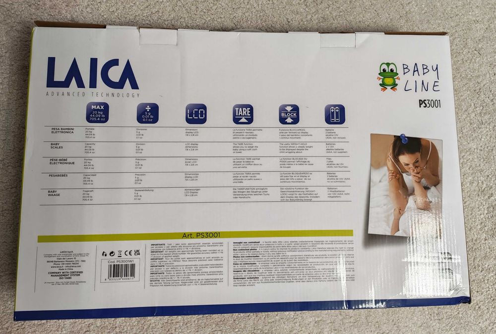 Cantar pentru bebelusi Laica PS3001