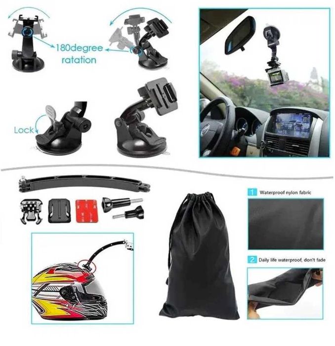 Kit Set Accesorii Elementare Camera GoPro Orice Model 8 9 10 11 12 13