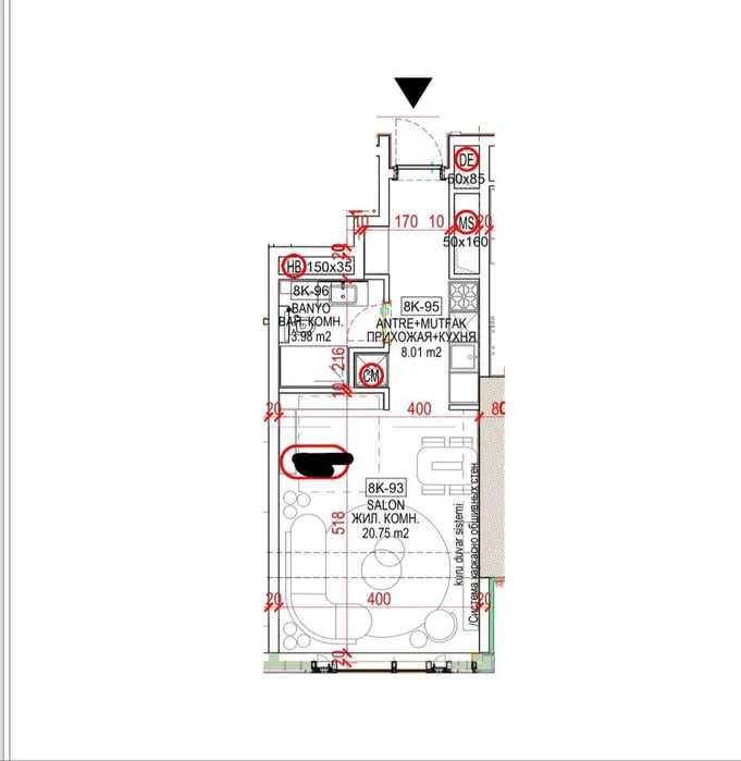 СРОЧНО ПРОДАЕТСЯ 1 ком квартира в ЖК "Nest one" с видом Ташкент сити