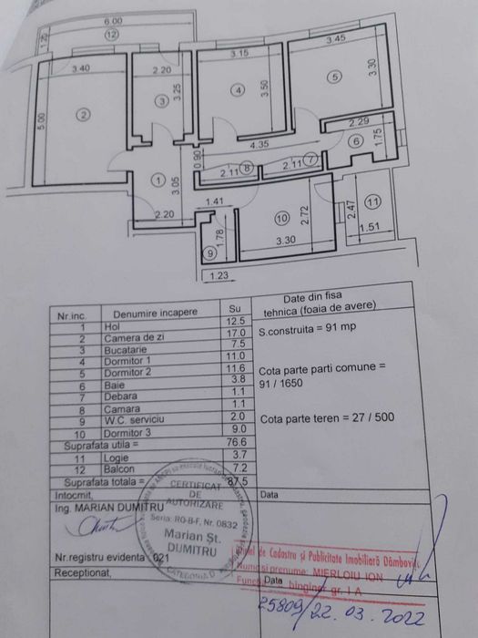 Targoviste Micro 5  4 camere 70000 euro