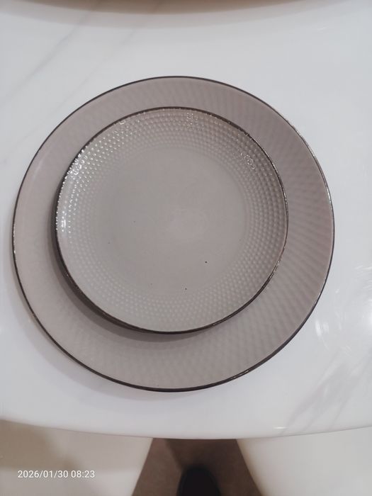 Тарелки сервированные