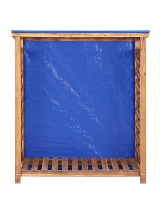 Навес за дърва, Дърварник, Рафт за дърва