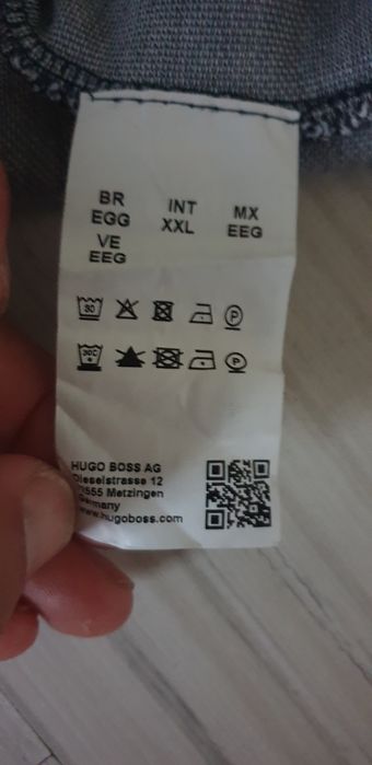 Hugo Boss  Pique Pima Cotton Regular Fit  XL - 2XL  ОРИГИНАЛ! Мъжка Те