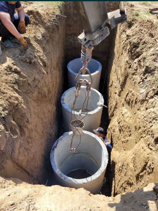 Калодец для септика ЖБИ