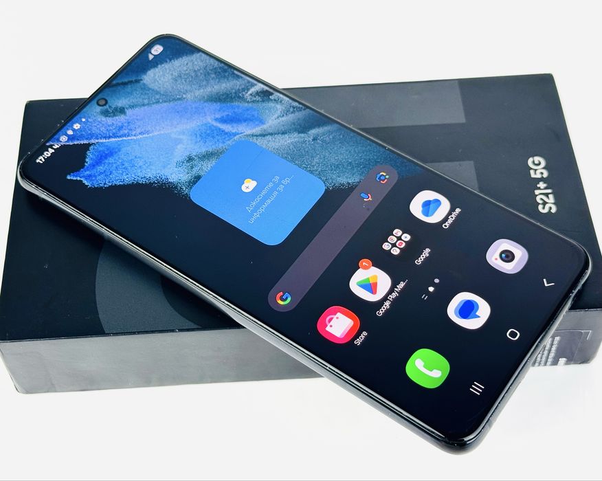 Samsung Galaxy S21 Plus 5G 128GB 8RAM Black Отличен! Гаранция!