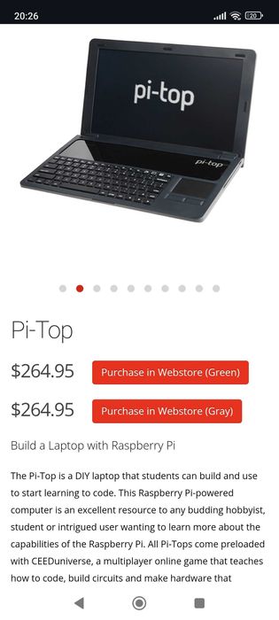 laptop pi-top  raspberry pi cu emulator retro instalat