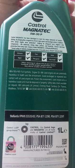 Ulei 5w-30 castrol