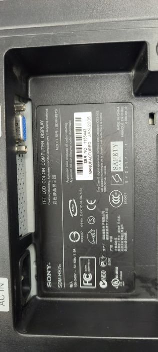 Монитор sony рабочий