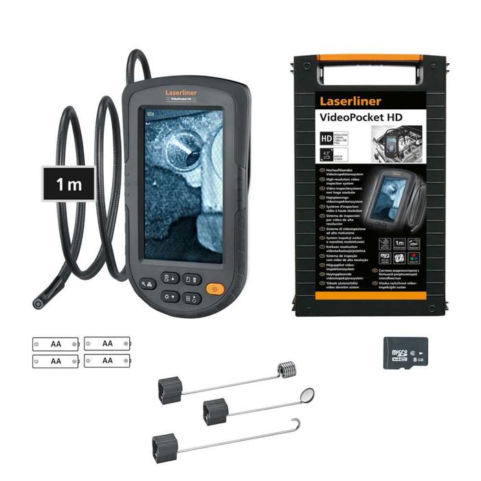 Ендоскоп Laserliner VideoPocket HD, 5 mm, 1 m, 4.3″