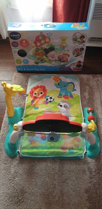 Бебешка активна гимнастика Vtech Kick & Score Play Gym - музикална
