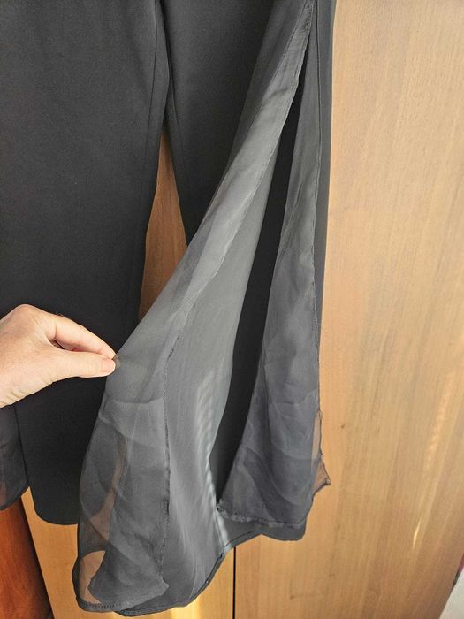 Pantaloni de ocazie largi voal