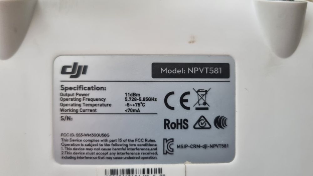 Telecomanda dji phantom 2 / phantom 2 vision+ NPVT581 5.8ghz NETESTATA