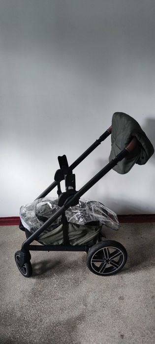 Carucior Nuna Mixx Next – stare foarte bună + adaptoare pentru scaune auto Maxi‑Cosi/Cybex/Nuna