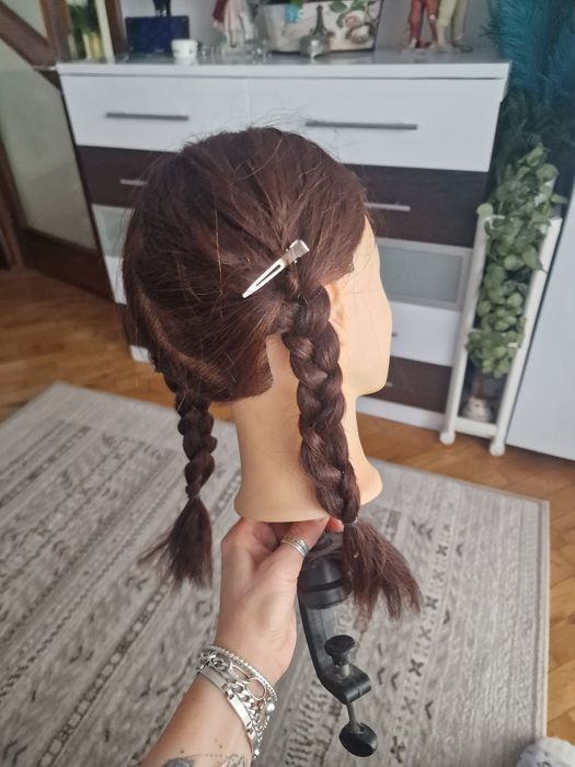 Cap manechin cu par natural