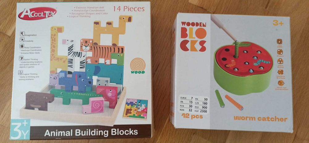 Дървен тетрис занимателна игра