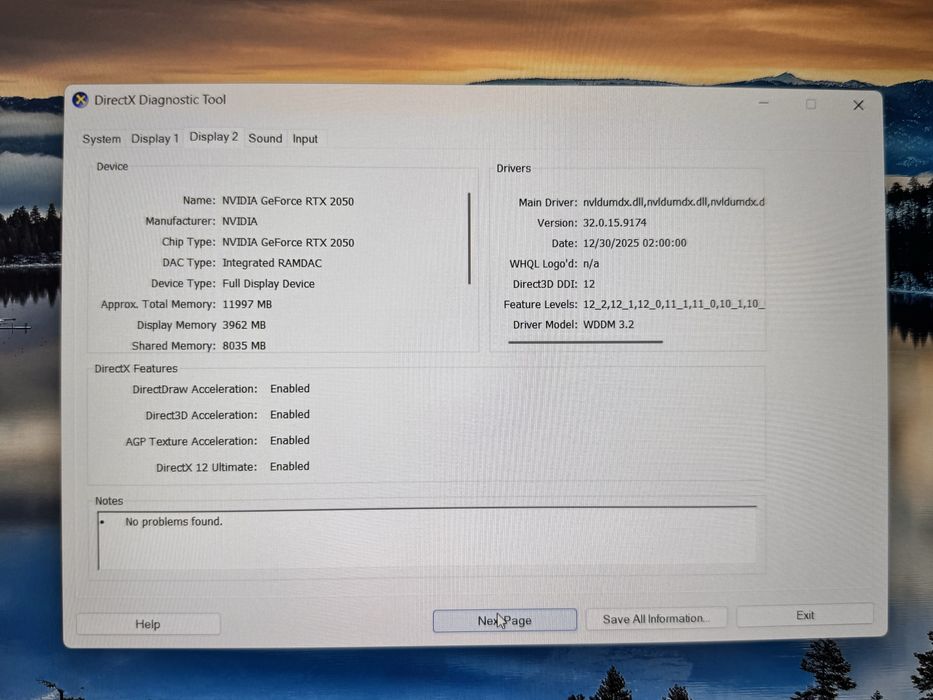 Vand laptop Acer Nitro 5 Intel + RTX 2050 pentru piese sau reparatii