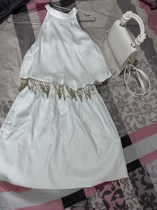 Къси панталонки,пола тениска и топ Zara Guess Shein