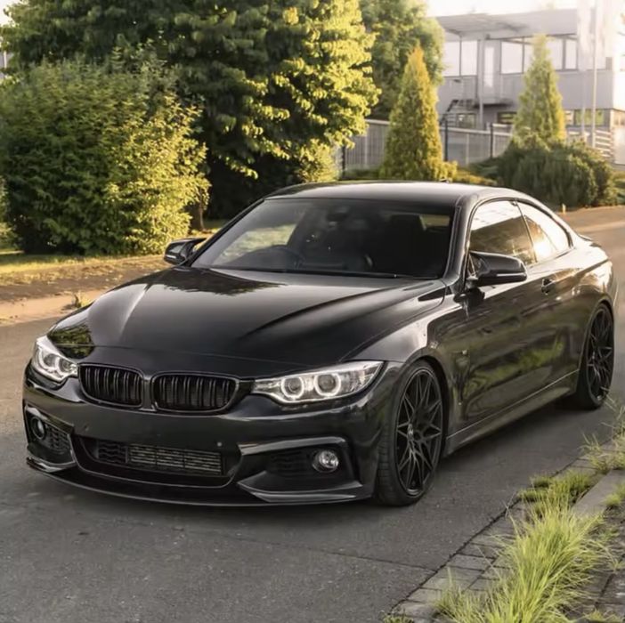 Преден Лип за BMW черен гланц